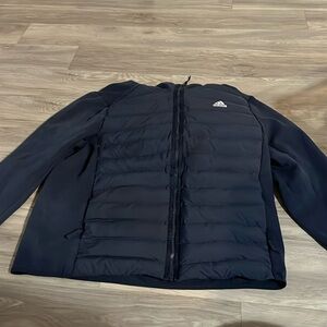 Navy Blue Adidas Zip Up